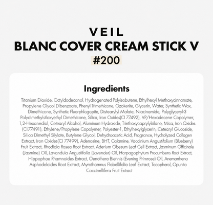 VEIL J-P  Blanc Cover Magic Cream Stick